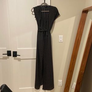 Vici wrap around maxi dress